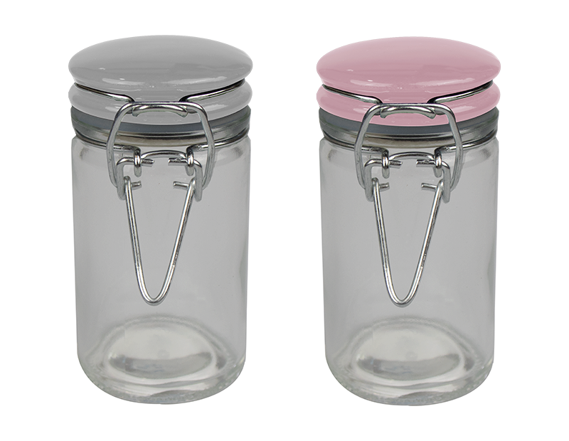 Cooke&Miller Mini Clip Top Jar 75ml Div.Farger