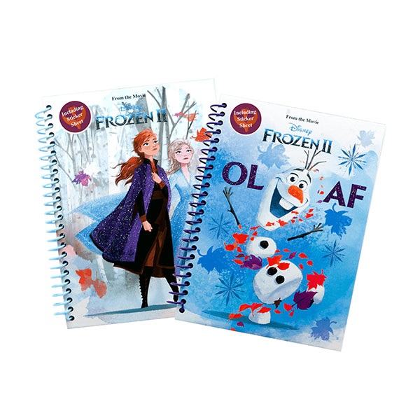 Frozen II Notebook w/Stickersheet Div.Typer