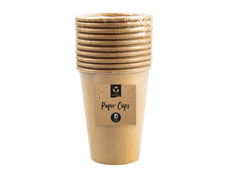 Pop Biodegradable Paper Cups 10pk