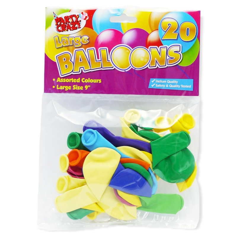 Party Crazy Balloons 20pk