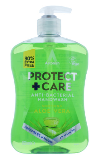 Astonish Protect+Care Aloe Vera Antibac Handwash 650ml