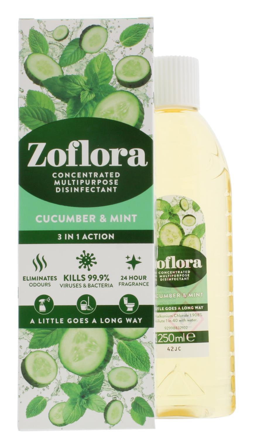 Zoflora Cucumber & Mint Disinfectant 250ml