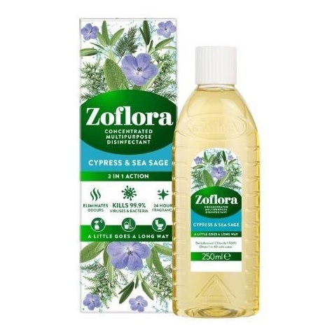 Zoflora Cypress&Sea Sage Disinfectant 250ml