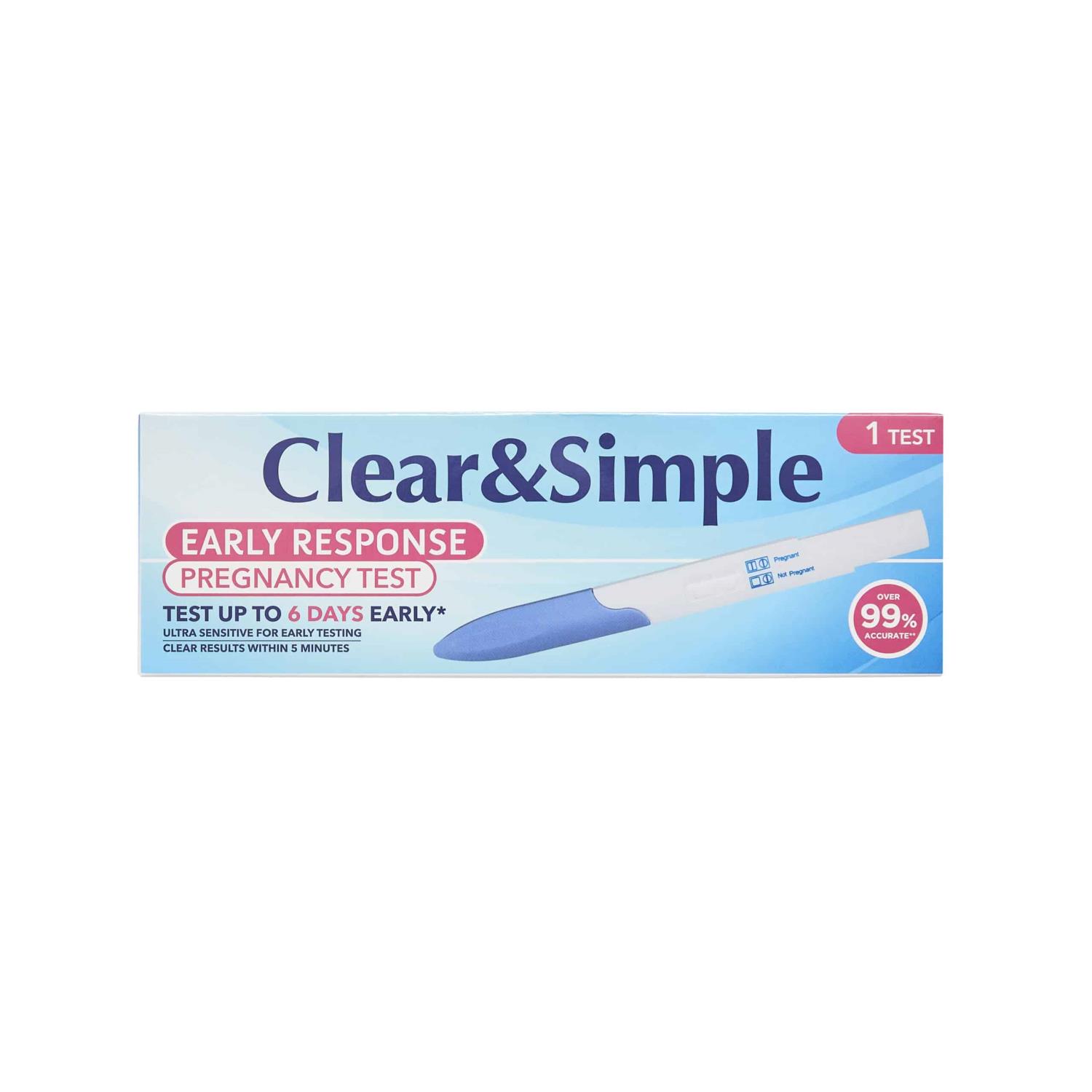 Clear&Simple Early Response Pregnancy Test 1stk