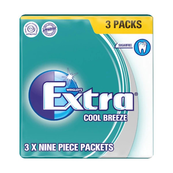 Extra Cool Breeze Gum 3pk