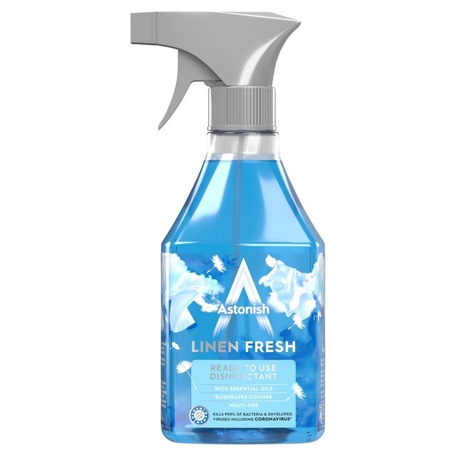 Astonish Linen Fresh Multi Surface Disinfectant Spray 550ml