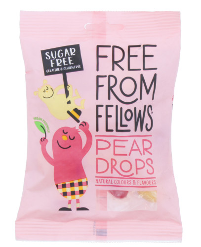 Free From Fellows Pear Drops Sukkerfri 70g