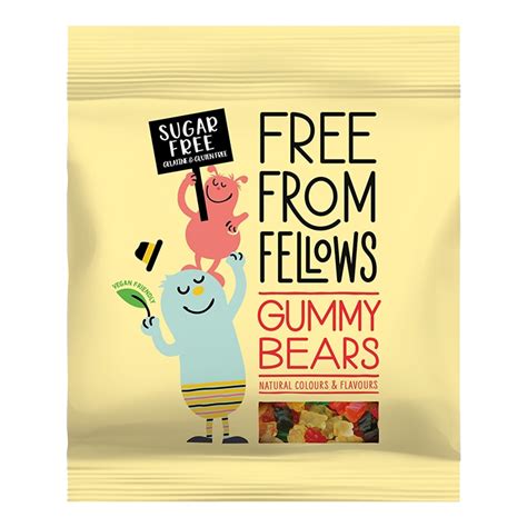 Free From Fellows Gummy Bears Sukkerfri 70g