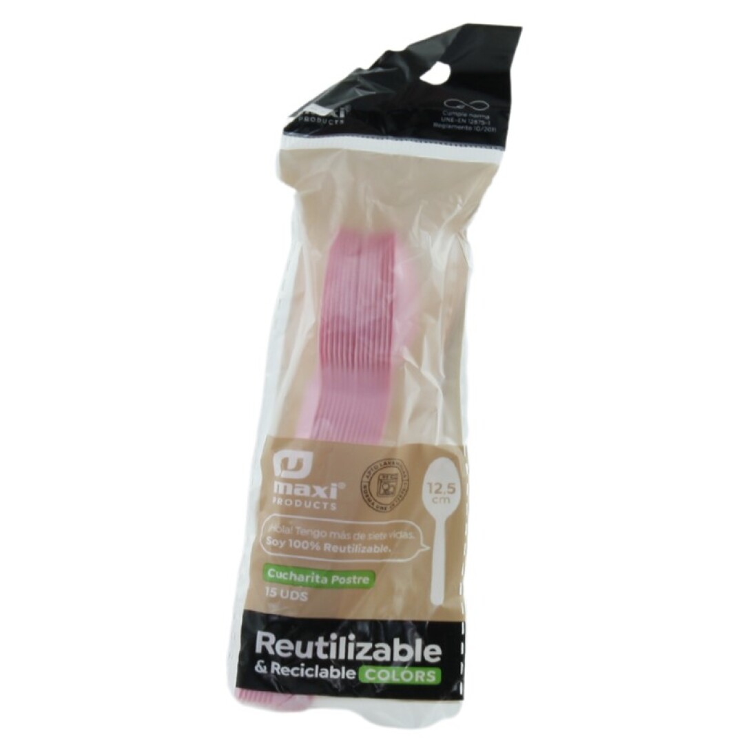 Maxi Engangs Teskje Rosa 100% 15pk