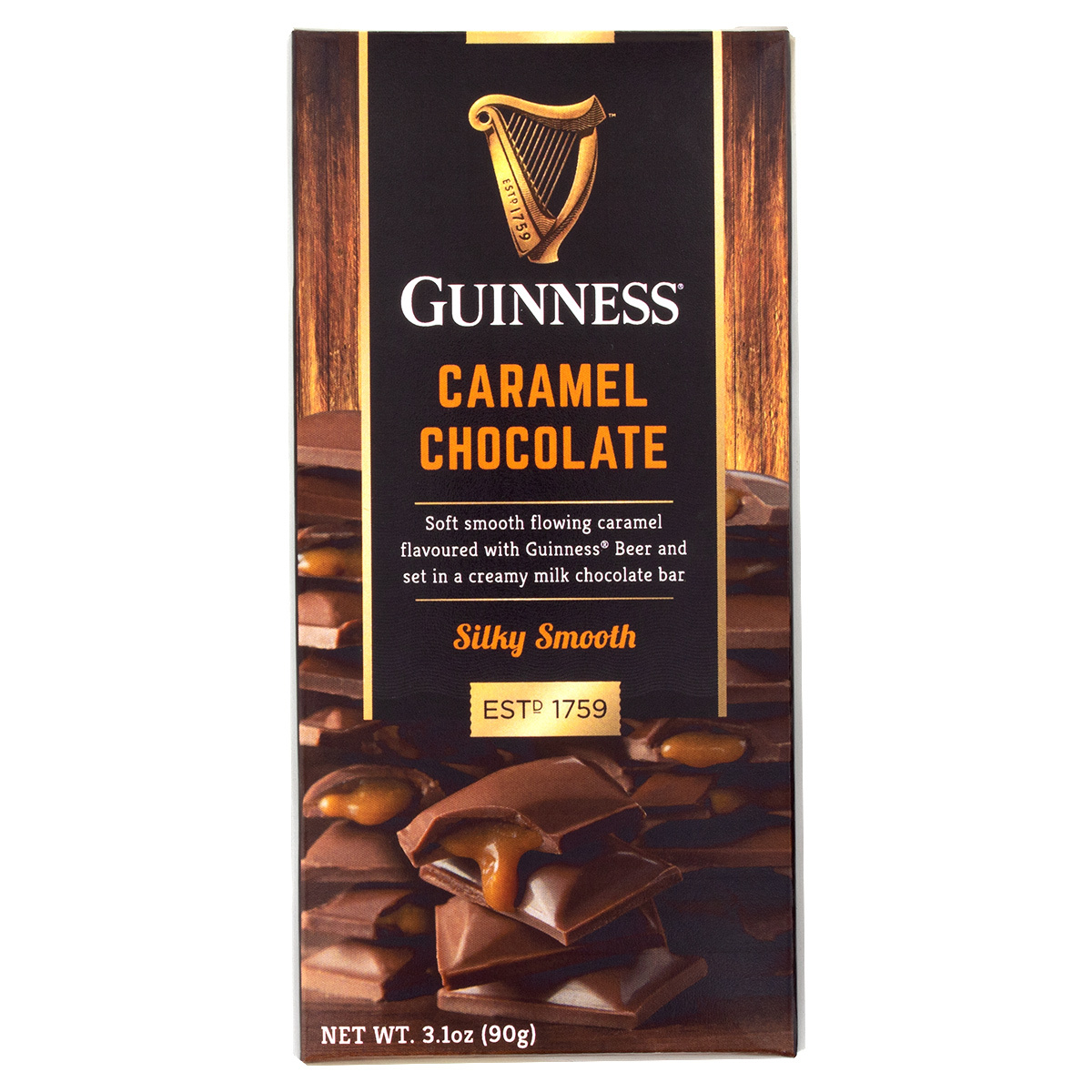 Guinness Caramel Chocolate Bar 90g