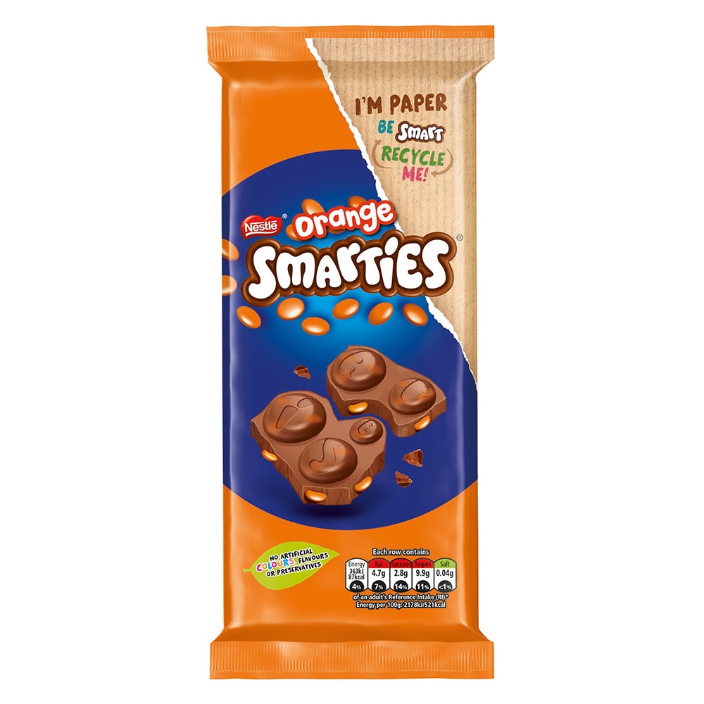 Smarties Orange Block 90g