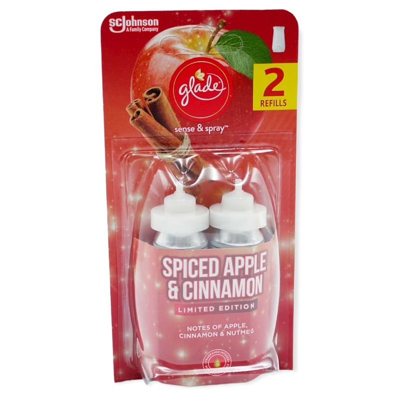 Glade Spiced Apple&Cinnamon Sense&Spray Refill 2x18ml