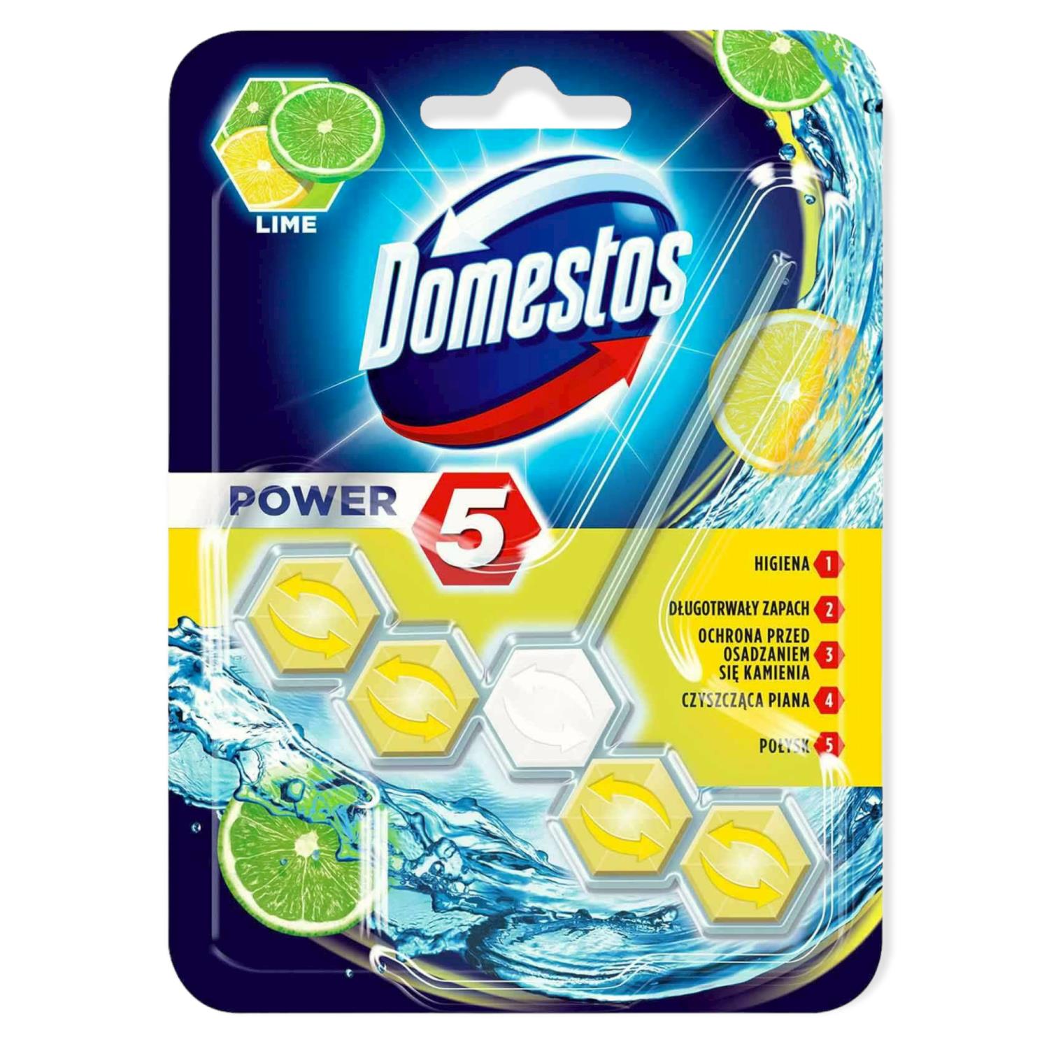 Domestos Lime Power5 Toilet Rim 55g