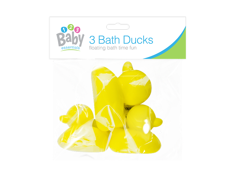 123Baby Bath Time Ducks 3pk