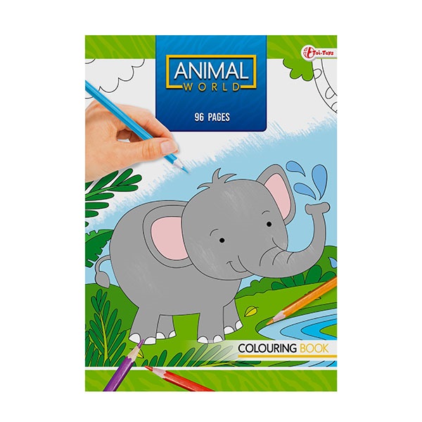 Animal World Colouring Book