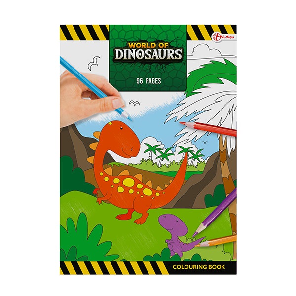 World Of Dinosaurs Colouring Book