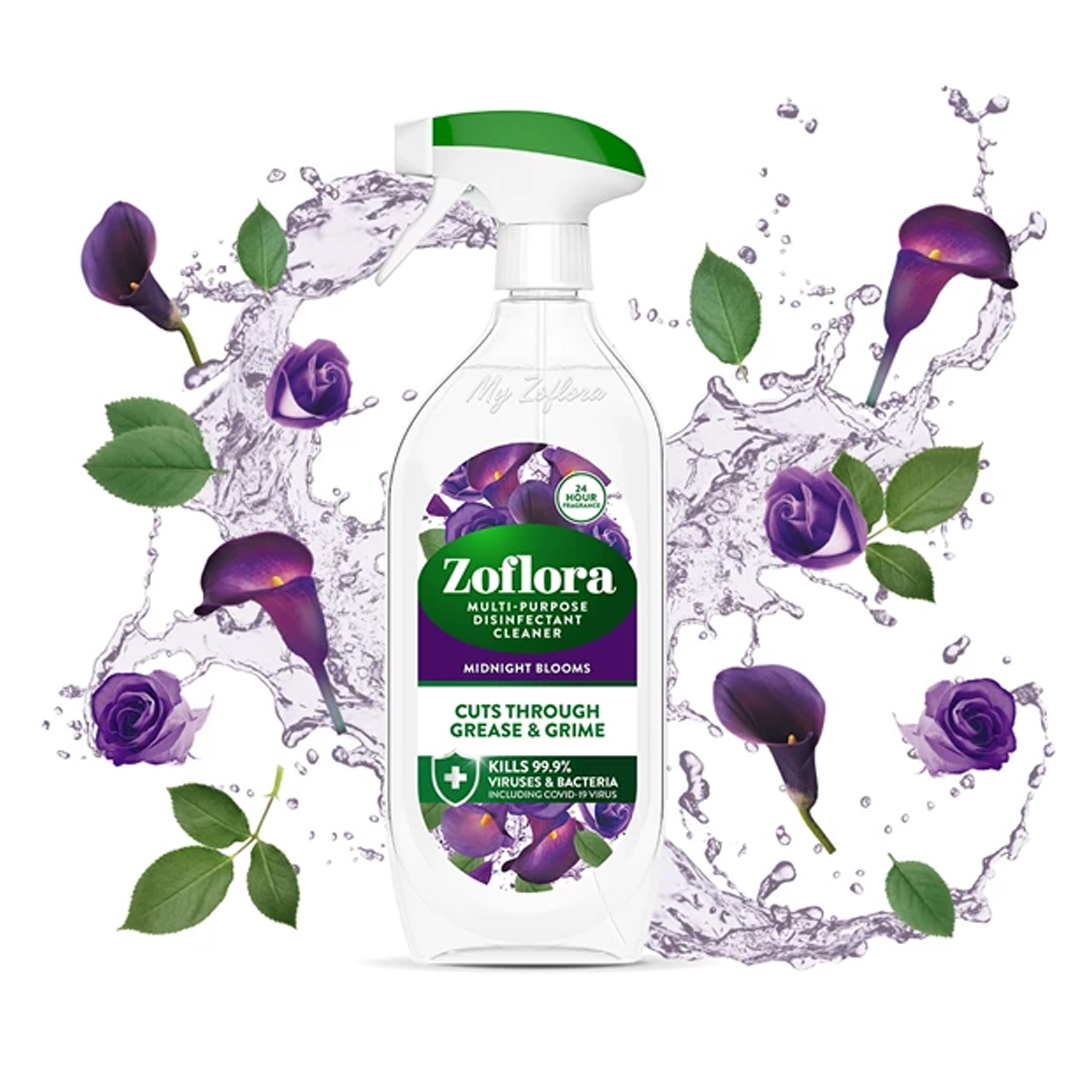 Zoflora Midnight Blooms Multi Purpose Disinfectant Spray 800ml