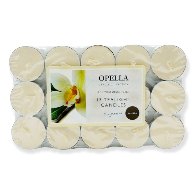 Opella Vanilla Tealights 15pk