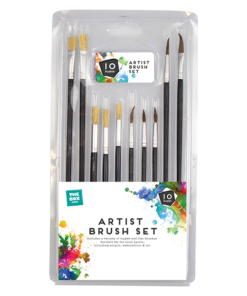 The Box Artist Paint Brush Set 10pk