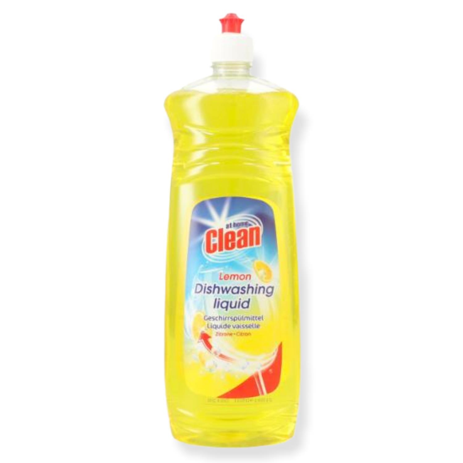 At Home Clean Lemon Dishwashing Liquid 1L