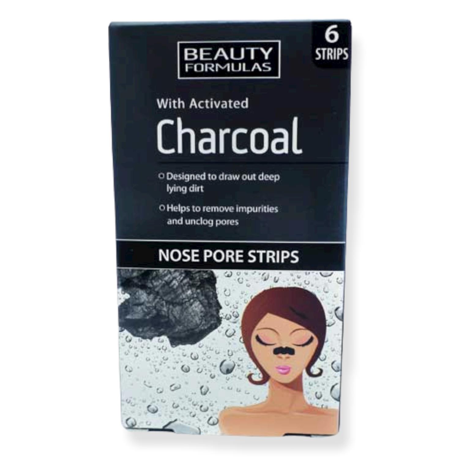 Beauty Formulas Charcoal Nose Strips 6pk