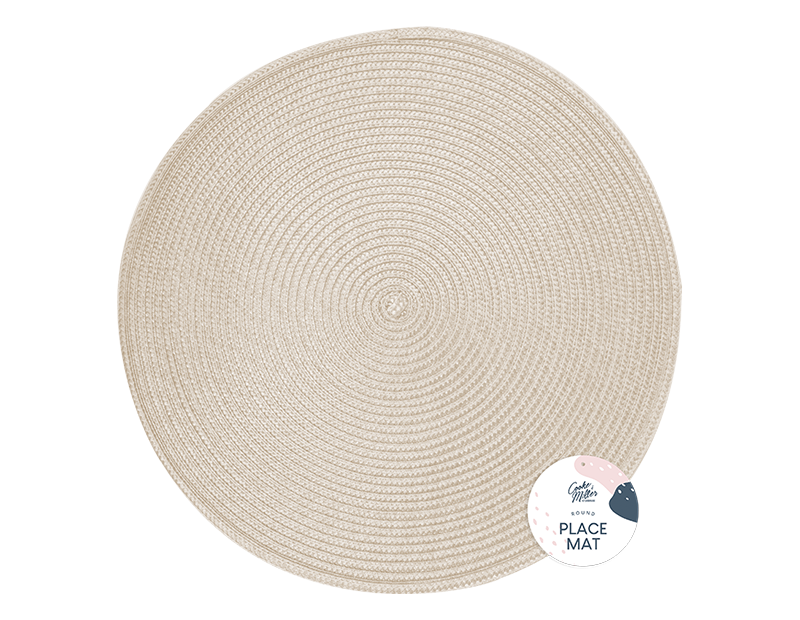 Cooke&Miller Place Mat White Ø38cm
