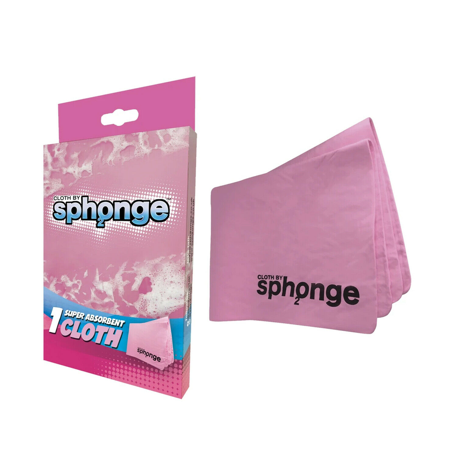 Sph2onge Pink Cloth Super Absorbent