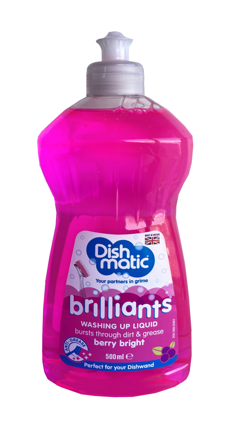 Dishmatic Brilliants Berry Bright Washing Up Liquid 500ml