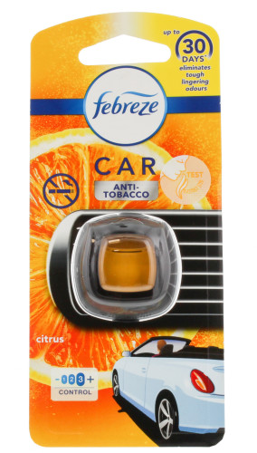 Febreze Citrus Anti-Tobacco Clip-On Car Refreshener