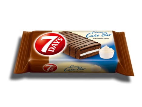 7Days Cocoa Cake Bar w/Vanilla Cream 32g