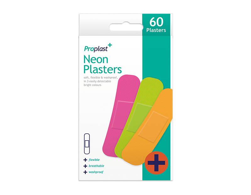 ProPlast Neon Plaster 60pk