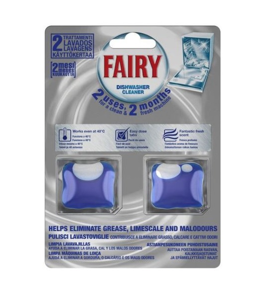 Fairy Dishwasher Cleaner Tablets 2pk