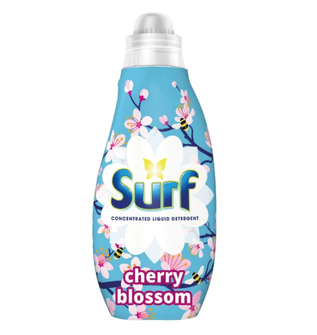 Surf Cherry Blossom Concentrated Fabric Detergent 24wash 648ml