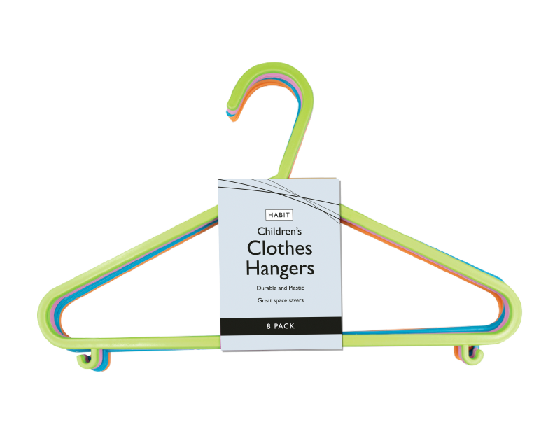 Habit Childrens Clothes Hangers 8pk