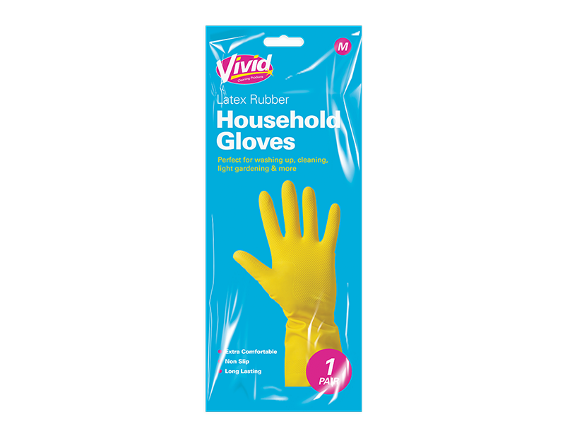 Vivid Household Gloves str.M