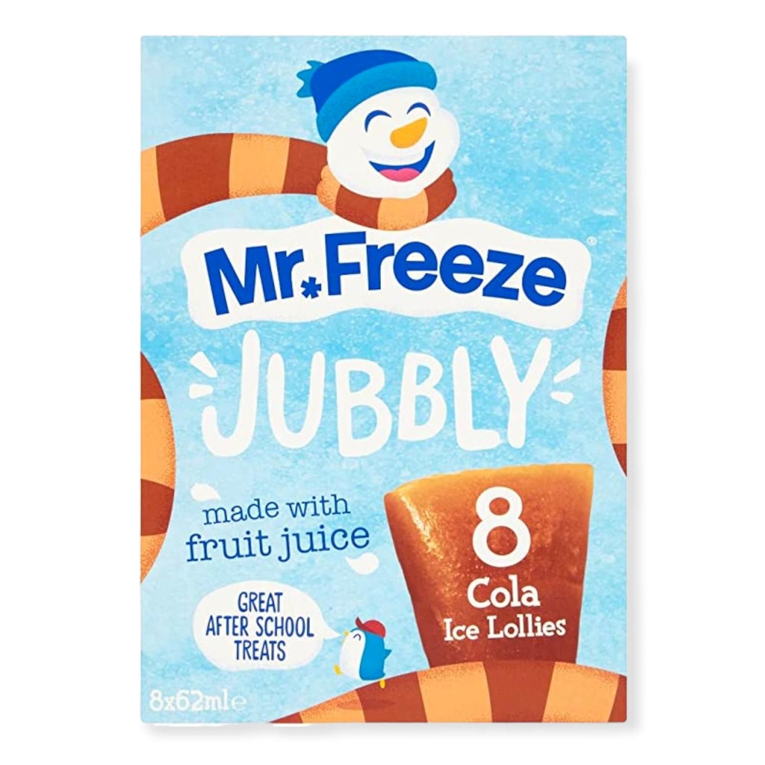 Mr.Freeze Jubbly Cola Ice Lollies 8pk