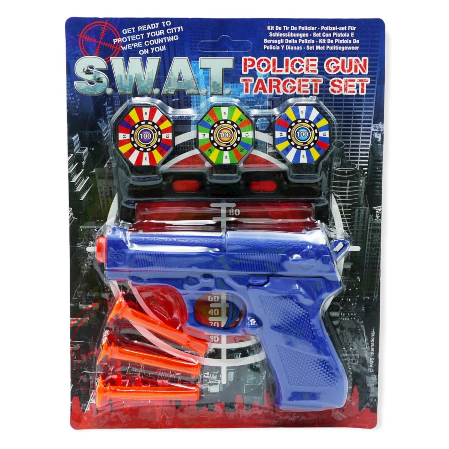 S.W.A.T Police Gun Target Set
