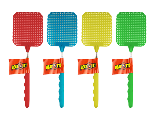 Beat It Extendable Fly Swatter Div.Farger