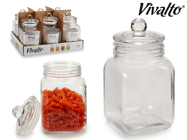 Vivalto Candy Glasskrukke 1,2L