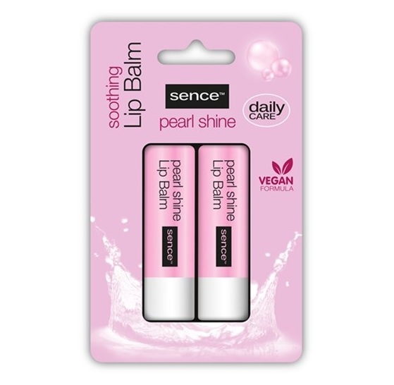 Sence Pearl Shine Lip Balm Twin Pack 2x4,3gr Dollarstore.no