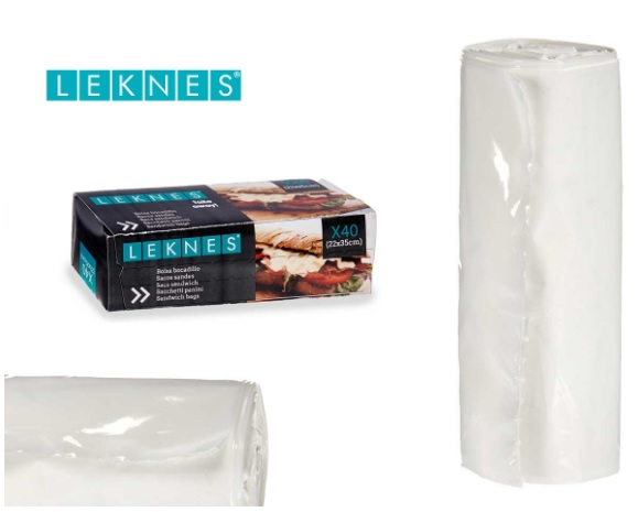 Leknes Matpakkeposer 22x35cm 40pk