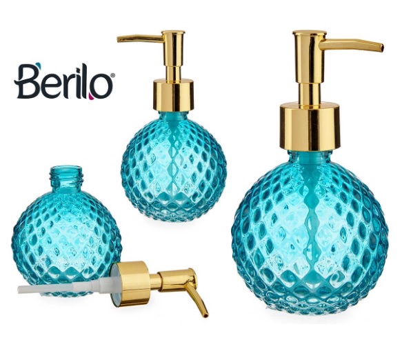 Berilo Diamond Turkquoise Soapdispenser 200ml