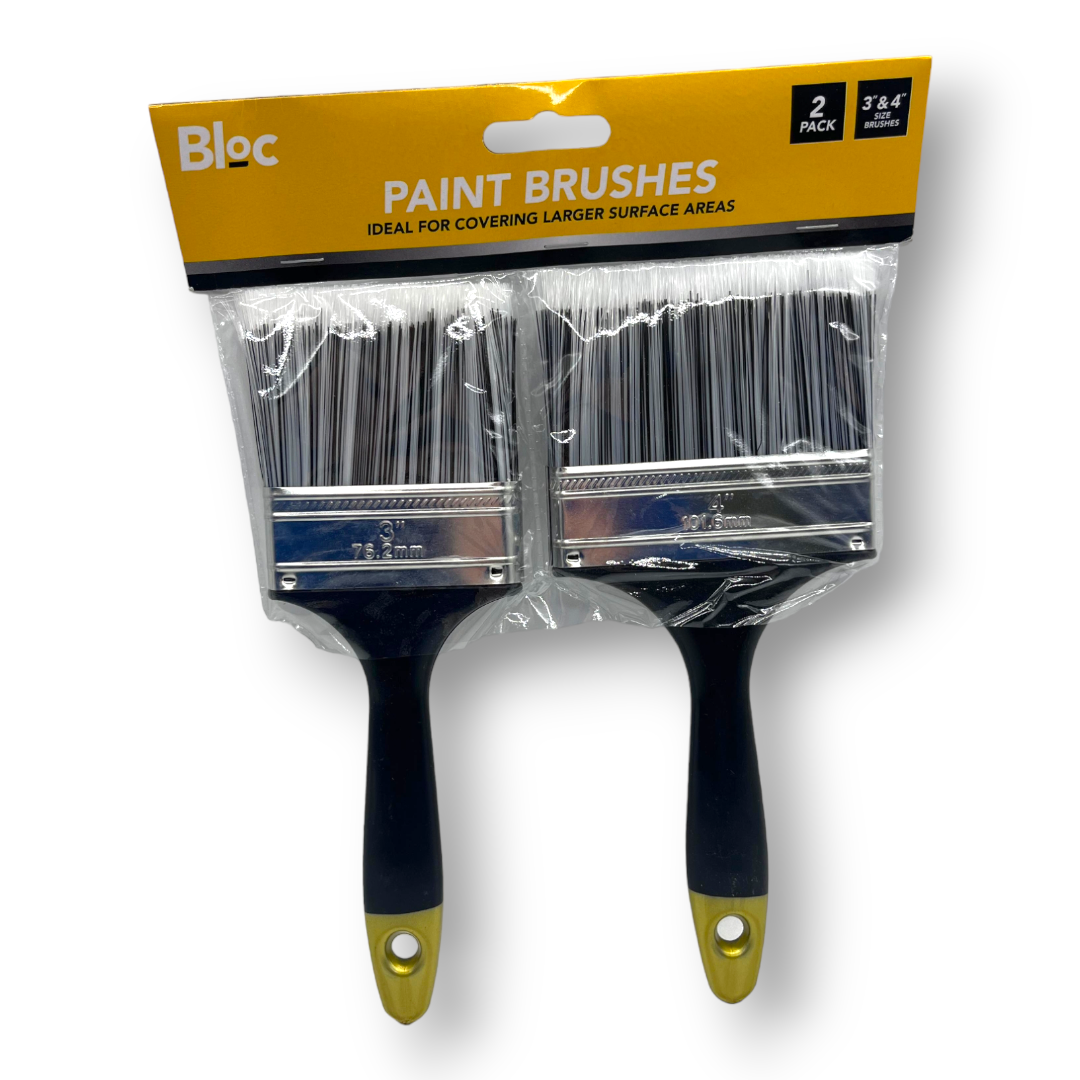 Bloc Paint Brushes 2pk