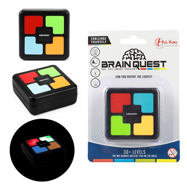 Brain Quest Mini Memory Game w/Light&Sound