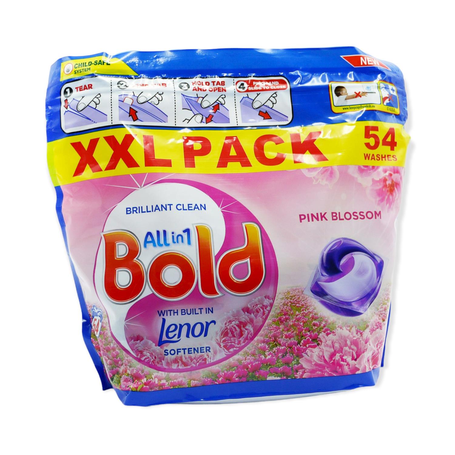 Bold Pink Blossom All In One Pods 54pk