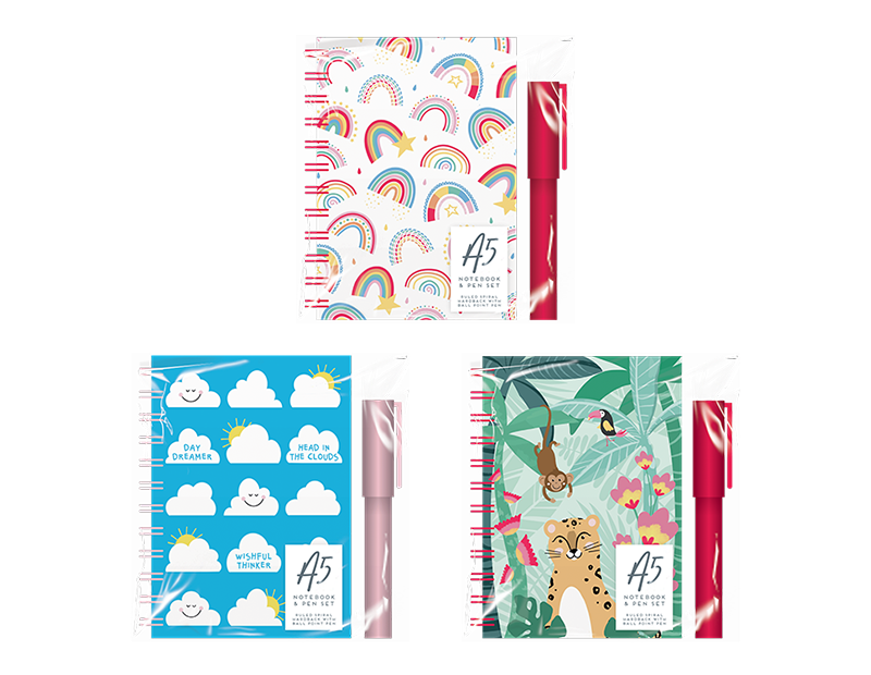 The Box Trend A5 Notebook & Pen Div.Typer
