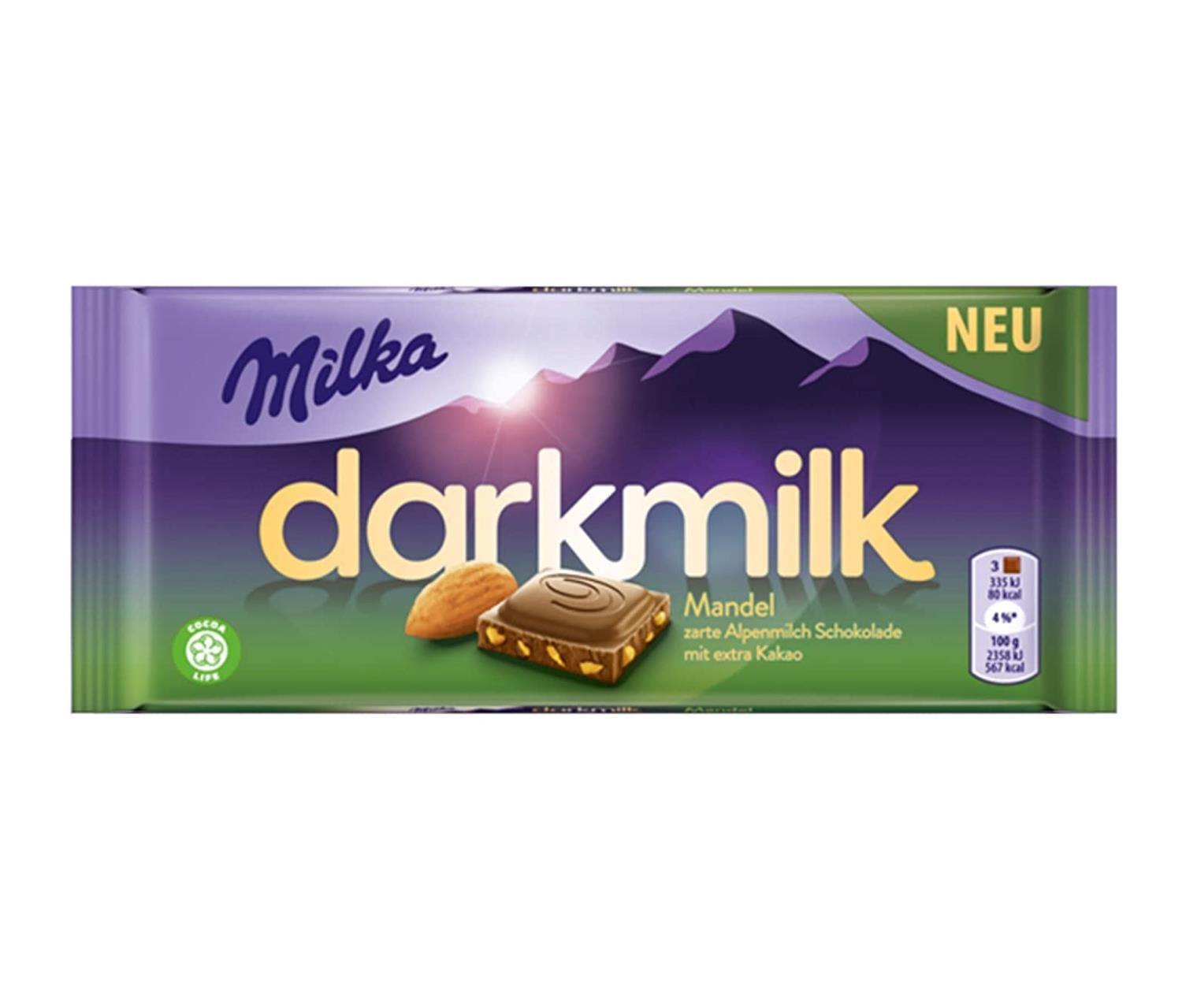 Milka Darkmilk Almond 85g