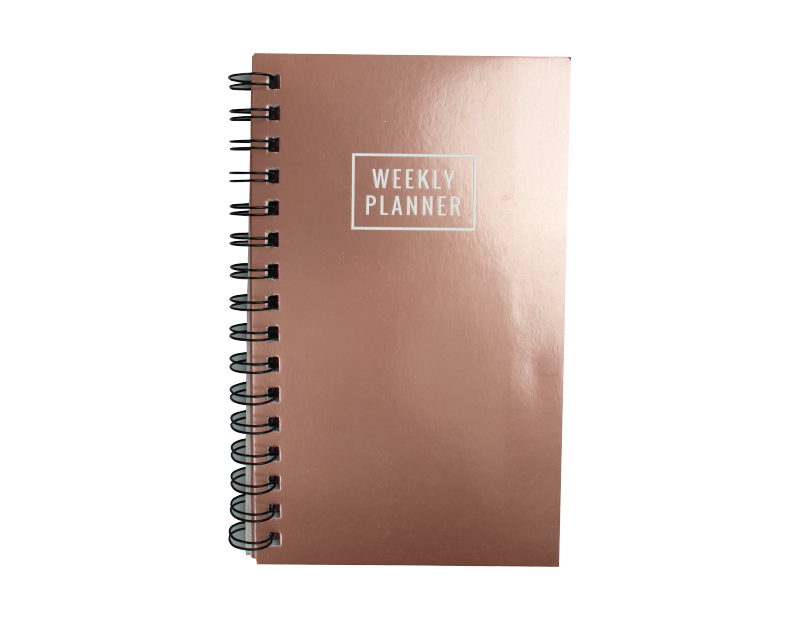 Weekly Planner Rose Gold