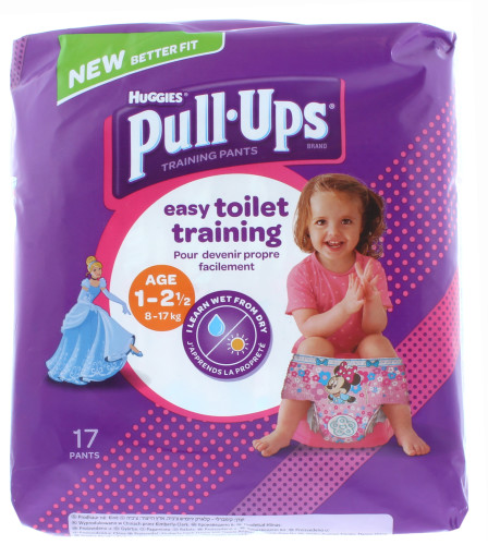 Huggies Princess Pull-Up Diapers 8-17kg 17pk