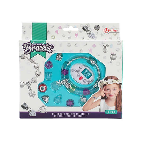 DIY Bracelet - Choose Your Beads&Charms Div.Farger